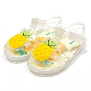 Unisex PVC Outdoor Sandals for Kids Waterproof Lightweight Beach Shoes